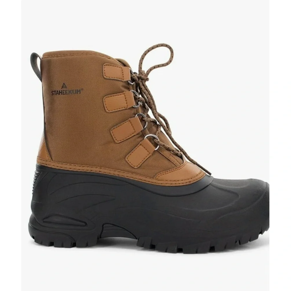 Staheekum Men's Winter Snow Boots| Waterproof Insulated Cold Rated to -20°F NEW